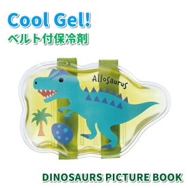 ベルト付保冷剤 ディノサウルス PICTURE BOOK かわいい 恐竜 保冷剤 男子 子供 幼稚園 小学生 ペットボトル 水筒 お弁当 アイシング 男の子 保冷グッズ