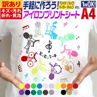 ポイント2倍！【訳あり】【1枚から可】 A4サイズ【約20cm×約30cm】 アイロンシート アイロンプリントシ…