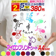 ポイント2倍！【セット割5】 A4サイズ【約20cm×約30cm】 アイロンシート アイロンプリントシートカッテ…
