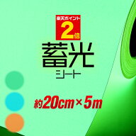 ポイント2倍！【約20cm×約5m】 蓄光シート 蓄光シール ステッカーシート 蓄光カッティング用シート カッ…