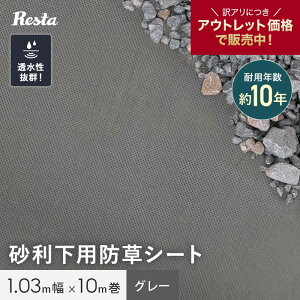 �h���V�[�g �s�D�z �������p�@�����h�~ 10�N 1.03m��×10m �O���[ RESTA__sgbss-k1x10