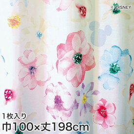 【カーテン】スミノエ ディズニー レース カーテン MICKEY Aroma(アロマ) 巾100×丈198cm__m-1069-l