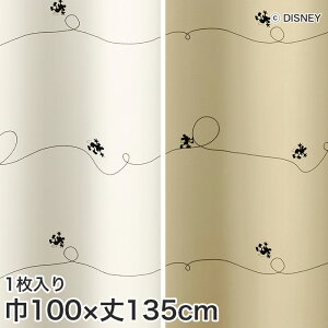 �y�J�[�e���z�X�~�m�G �f�B�Y�j�[ ���� �J�[�e�� MICKEY Line(���C��) ��100×��135cm*M-1158 M-1159