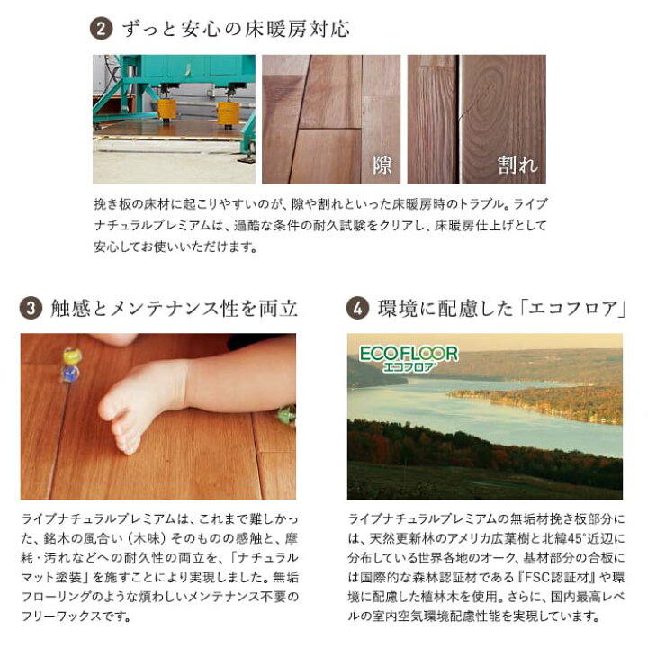 楽天市場】【フローリング材】朝日ウッドテック ライブナチュラル 