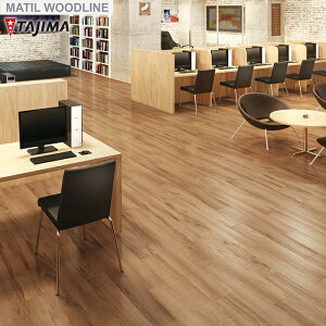【法人・個人事業主様は送料無料】【フロアタイル】タジマ WOODLINE 150×914.4×3.0mm Hサイズ 22枚入 サップウッド__wbh-385