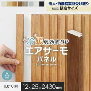 【法人配送】断熱 壁パネル エアサーモパネル 見切り材A 25×12×2430mm*11/22__psp-c-243-a-p