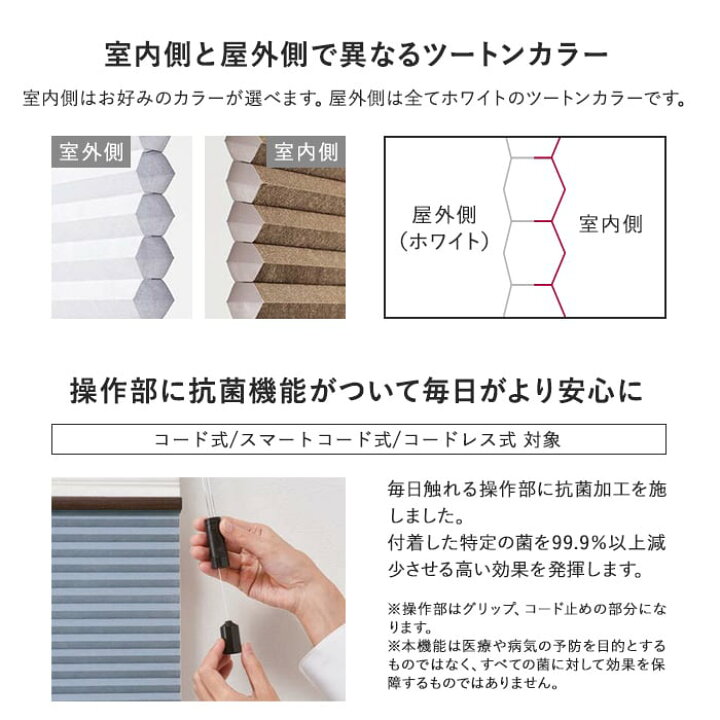楽天市場】【ハニカムシェード】【オーダー32,406円〜】ハニカム 