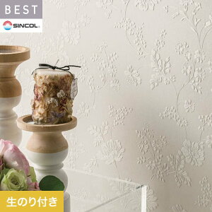【壁紙】クロスのり付き シンコール ベスト フラワー 巾92.5cm BB2736__bb2736