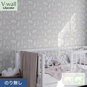 �y�ǎ��z�N���X�̂薳�� �����J�� V-wall +Animal shirokuma ��92.5cm*LV-2070/LV-2071__n
