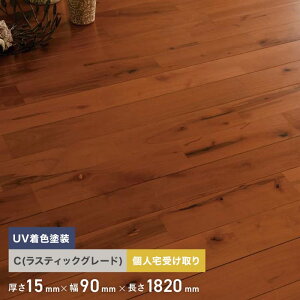 ウエスタンチーク ユニ 塗装 無垢フローリング 90 C 10枚入__flsa90wt-p