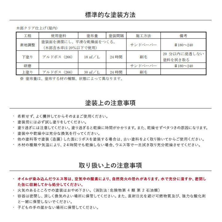楽天市場 塗料 リボス 自然健康塗料 木部用オイル 室内用クリア ツヤなし アルドボス 266 10l Li Ar 266 1000 リスタ