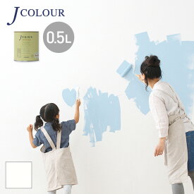 【塗料 ペンキ】壁紙の上から塗れる人にやさしい水性ペイント J COLOUR（Jカラー） 0.5L ウォーターブルー BP-1d__bp-1d50