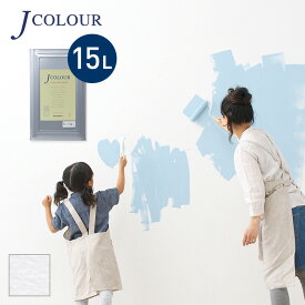 【塗料 ペンキ】壁紙の上から塗れる人にやさしい水性ペイント J COLOUR（Jカラー） 15L ローズウォーター MP-1a__mp-1a1500