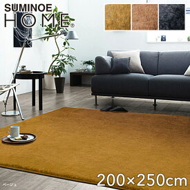 【ラグカーペット】【消臭】スミノエ ラグマット HOME キャメル・フレーテ 200×250cm*2 8 10__131-37298-2025-