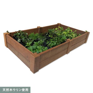 【エクステリア】天然木ウリン レイズドベッド 600×1200×240__ulin-raisedbed