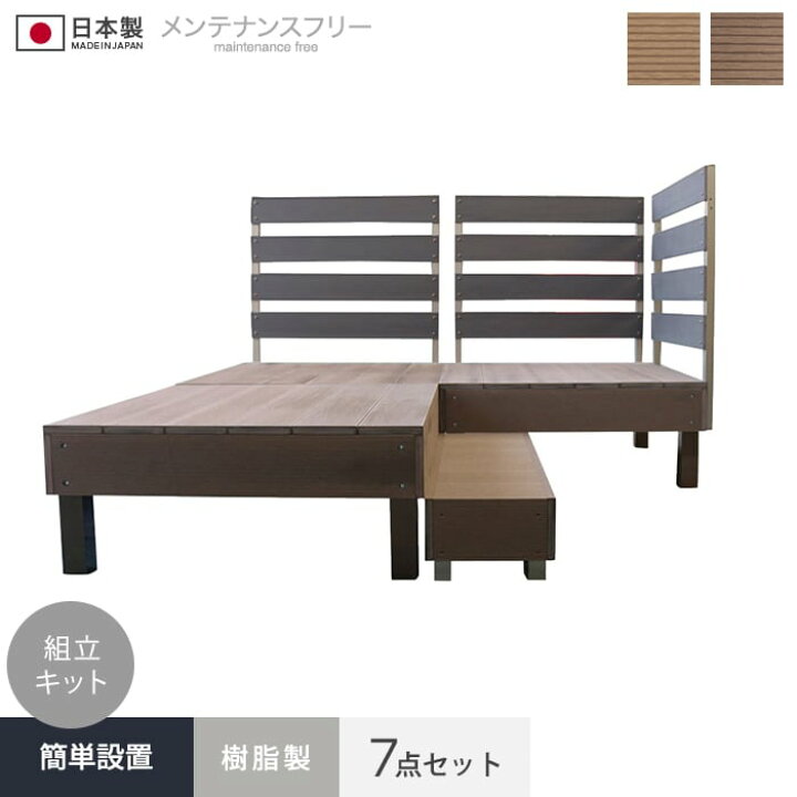 楽天市場 ウッドデッキ 簡単設置 Diy向けウッドデッキ 樹脂デッキ7点セット デッキ本体 3 フェンス 3 ステップ 1 Lb Db Jd 7set Diyshop Resta リスタ 楽天市場店 楽天市場 ウッドデッキ 簡単設置 Diy向けウッドデッキ 樹脂デッキ7点セット デッキ本体 3 フェンス 3 ステップ 1 Lb Db Jd 7set Diyshop Resta リスタ 楽天市場店