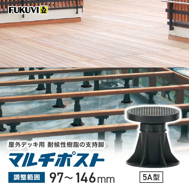 楽天市場】【ウッドデッキ 基礎部材】【6個から購入可】屋外デッキ用 