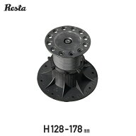 束石いらずの安定性でウッドデッキに最適！ 樹脂束 （プラ束） 128-178mm__re-tsuka-128-t