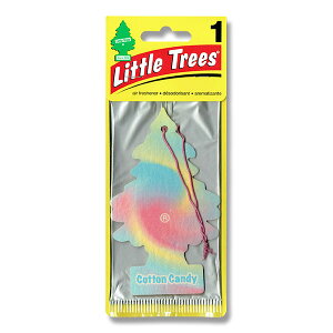 【5枚でメール便無料】リトルツリー コットンキャンディ Little Trees Cotton Candy 芳香剤 エアフレッシュナー 車 吊り下げ カーフレッシュナー 甘い スイーツ 綿菓子 わたあめ かわいい パステ