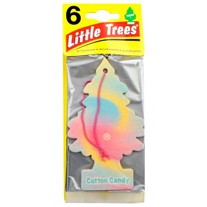 gc[ 6g RbgLfB@Little Trees 6pac Cotton Candy F GAtbVi[  ݂艺 J[tbVi[ Â XC[c ȉَq 킽 킢 pXe  A}