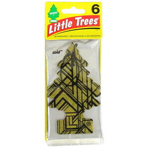 gc[ 6g S[h@Little Trees 6pac Gold F GAtbVi[  ݂艺 J[tbVi[  S[WX  􉽊w͗l F LL A} tOX AirFreshen
