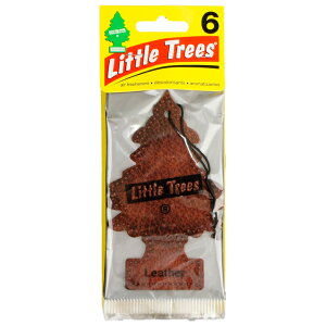 gc[ 6g U[@Little Trees 6pac Leather F GAtbVi[  ݂艺 J[tbVi[  {v V[g   V{ Xeb` A} tOX AirFreshener CarFresh