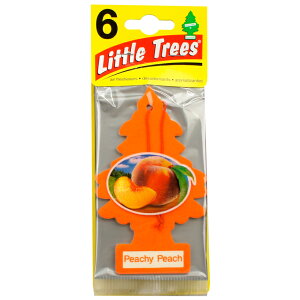 gc[ 6g s[`@Little Trees 6pac Peachy Peach F GAtbVi[  ݂艺 J[tbVi[ t[c t[eB   Â ʕ A} tOX AirFreshener CarFres