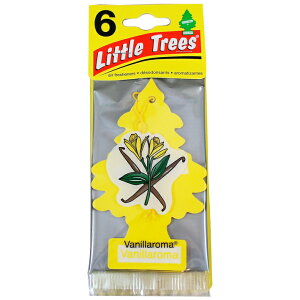 gc[ 6g oj}@Little Trees 6pac Vanillaroma F GAtbVi[  ݂艺 J[tbVi[ Â oj XC[c F CG[ AJ A} tOX Air
