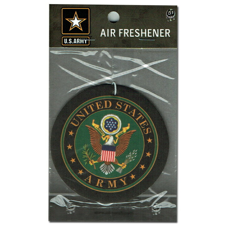 楽天市場 5枚以上購入でメール便無料 アーミー エンブレム エアフレッシュナー Army Emblem Air Fresheners アメリカ 陸軍 エンブレム デザイン エアフレッシュナー カーフレッシュナー Usa かっこいい スタイリッシュ Foothill Gardens
