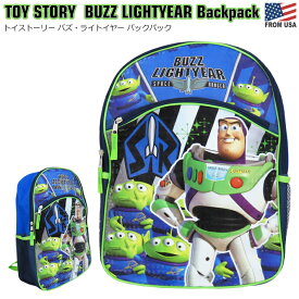 【あす楽】 トイ・ストーリー バズ ライトイヤー バックパック　ディズニー ピクサー トイストーリー リュック ナップザック キャラクター グッズ バズ 通学 遠足 旅行 学童 バッグ 持ち運び 子供 キッズ Disney Pixar Toy Story Buzz Lightyear Backpack 【送料無料】