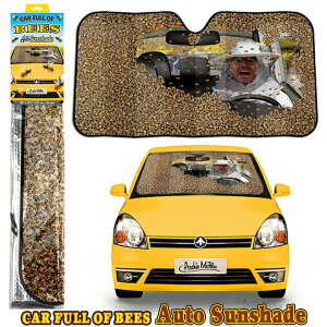 ݂΂ς̃TVF[h Car Full of Bees Auto Sunshade tg  O n` I I J[pi 킢   悯 C   ΍ J[ObY J[ANZT[ ڗ 