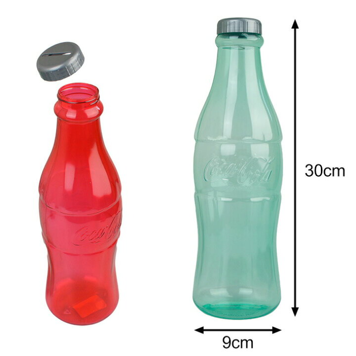 楽天市場】コカ・コーラ ボトルバンク 貯金箱 高さ30cm! 【12インチ 