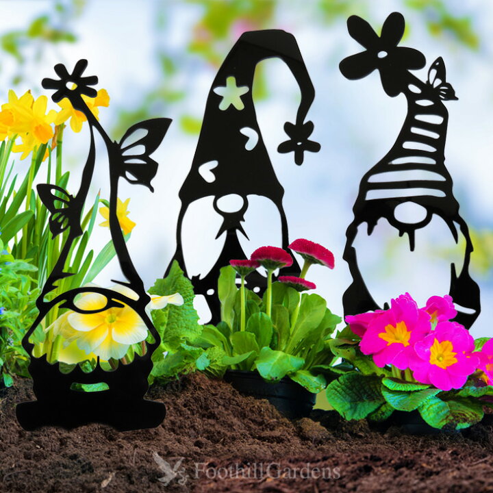 楽天市場 メール便ok アクリル製 ノーム ガーデン デコレーション 全4種 庭 飾り 妖精 精霊 小人 屋外 屋内 装飾 プランター 花壇 インテリア 芝生 おしゃれ シック かわいい 蝶 映え ファンタジー 柵 仕切り Acrylic Resin Gnomes Garden Decoration