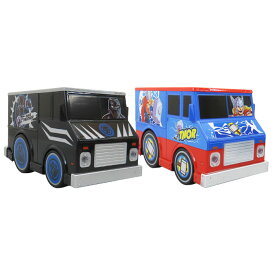 マーベル スーパーヒーロー フリクション トラック 2台セット 【全3種】　2台入り フリクションカー ミニカー 駆動 車 アクション かっこいい アメコミ ヒーロー 男の子 おもちゃ 室内 部屋 遊び 乗り物 MARVEL Friction Trucks 2Pack クリスマス
