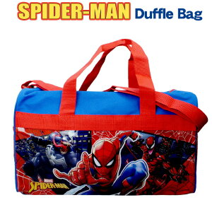 【あす楽】 スパイダーマン ダッフル バッグ Spiderman Duffle Bag キッズ ボストンバッグ 子供 キャラクター マーベル アメコミ グッズ MARVEL SPIDER-MAN Boston Bag 部活 旅行 男の子 BOYS かっこいい 大容