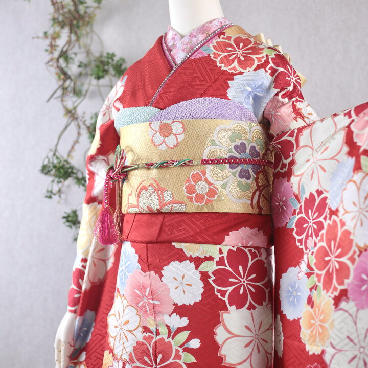 楽天市場】【中古】振袖 6点セット Mサイズ 振袖セット 振袖フルセット 
