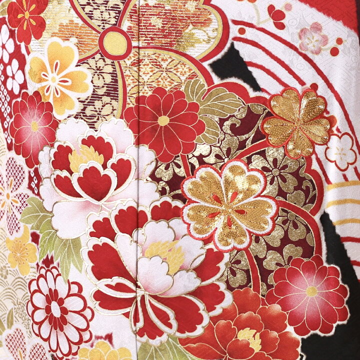 楽天市場】【中古】振袖 6点セット LLサイズ 振袖セット 振袖フル 
