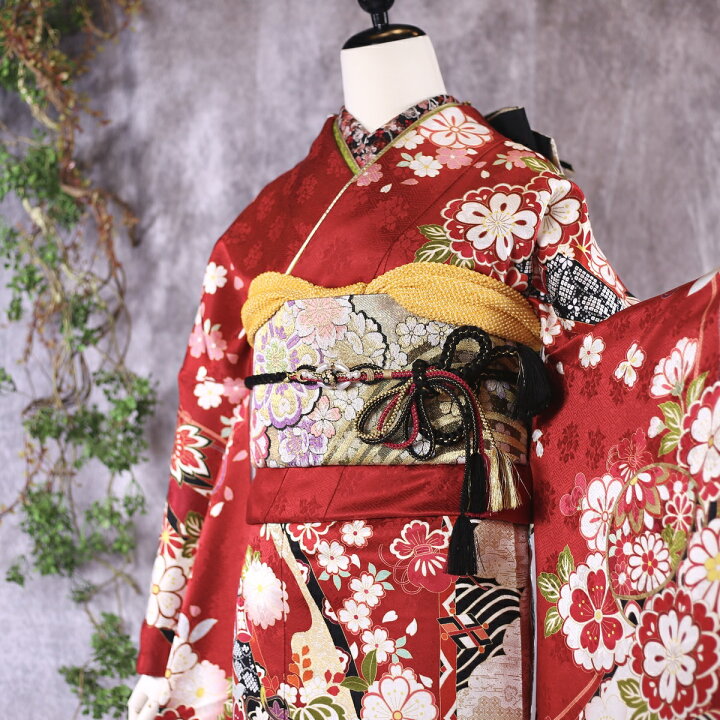 楽天市場】【中古】振袖 6点セット Lサイズ 振袖セット 振袖フルセット 
