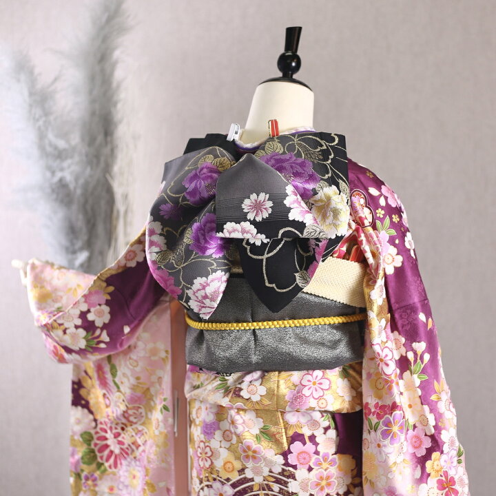 楽天市場】【中古】振袖 7点フルセット Lサイズ 振袖セット 振袖フル 