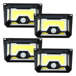 4Zbg 154LED COB \[[Cg EH[Cg l ZT[Cg PIR Ԏ_ IP44h z[d O ֓  JY1818-COB-4SET