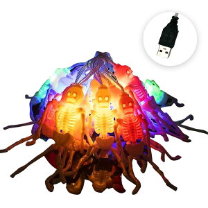 �X�P���g���K�[�����h���C�g 3M LED���C�g 20�� �[�� �K�C�R�c �n���E�B�� �n���E�B�[�� ���� �f�R���[�V���� �C���~�l�[�V���� USB���d�� �d�r�� �p�[�e�B ����� ���� ��WSJ-GB01-3M