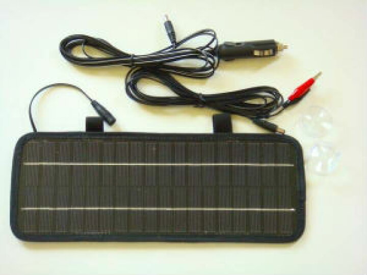 楽天市場 Eco バッテリー上がりの防止に ソーラーバッテリーチャージャー 12v車用4 5w 車 ソーラー 充電器 Sobat100 直販ワールドマーケット