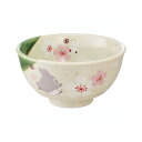 【送料無料】CHMR1(となりのトトロ/桜柄）お茶碗 陶器 美濃焼【SKATER】但し北海道・沖縄は460円頂きます