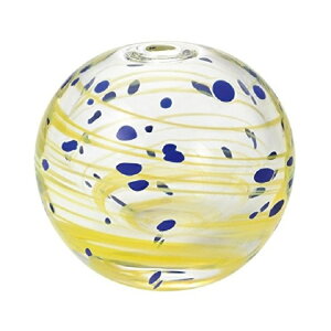 F-71270彩手鞠 星月夜 一輪挿し 津軽びいどろ【アデリア】