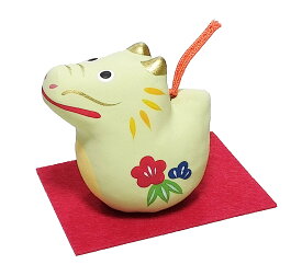 紙音 辰 A ( 福鈴入り ) / サイズ約幅8x奥行6x高さ6.5cm / 干支 置物 辰 龍 / 龍虎堂 リュウコドウ