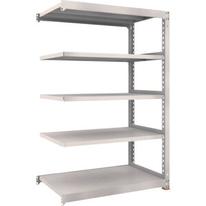 TRUSCO �X�`�[�����b�N M5�^���ʒI 1200×721×H1800 5�i �A�� �Ɛk�����x�[�X�t �l�I�O���[ �l�I�O���[