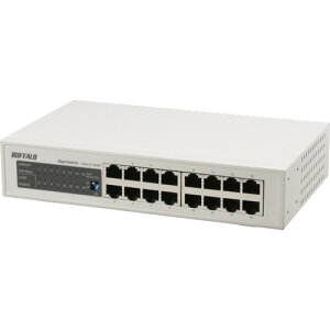 BUFFALO Giga �X�C�b�`���OHub ����⟑́^�d������ 16�|�[�g