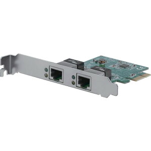 StarTech LAN�J�[�h�^PCIeE�^x1�^2x RJ45�^10�^100�^1000Mbps�^Win �� Mac