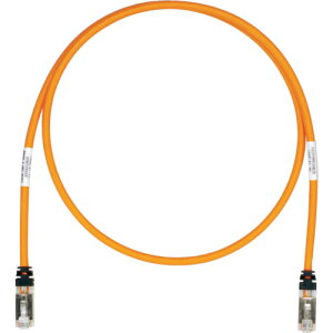 PANDUIT CAT6A�^CAT6 �V�[���h�p�b�`�R�[�h 5m �I�����W STP6X5MOR