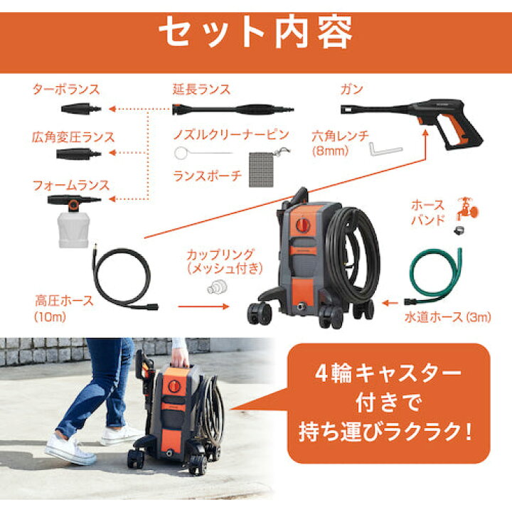 楽天市場】IRIS 518133 高圧洗浄機 : 和TOOL 和多屋